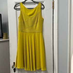 Maggy London, mustard dress, size 8
